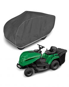 Funda para tractor cortacésped con recogedor trasero Optimal Garage XL230, gris grafito (230 x 83 x 77 cm)