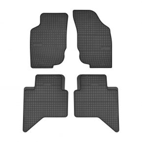 Alfombrillas de goma para TOYOTA HILUX VII 4 piezas 2005-2015