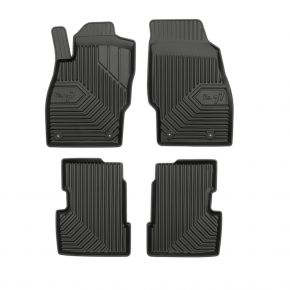 Alfombrillas de goma 3D No.77 para OPEL CORSA E 2014-2019 (4 piezas)