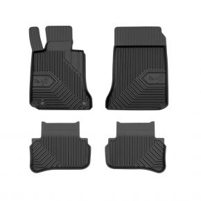 Alfombrillas de goma 3D No.77 para MERCEDES C-CLASS W204 2004-2014 (4 piezas)