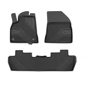 Alfombrillas de goma 3D No.77 para PEUGEOT 5008 I 2009-2017 (3 piezas)