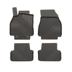 Alfombrillas de goma 3D No.77 para RENAULT MEGANE II 2002-2008 (4 piezas)