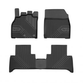 Alfombrillas de goma 3D No.77 para RENAULT GRAND SCENIC III 2009-2016 (3 piezas)