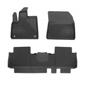 Alfombrillas de goma 3D No.77 para Opel Combo E combivan desde 2018 (3 piezas)