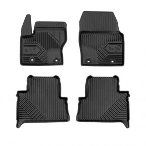 Alfombrillas de goma 3D No.77 para FORD C-MAX II (espacio entre las esteras de fijación 25,5 cm) 2010-2019 (4 piezas)