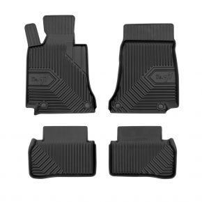 Alfombrillas de goma 3D No.77 para MERCEDES C-CLASS W205 2015-up (4 piezas)