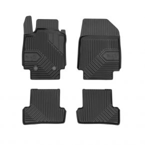 Alfombrillas de goma 3D No.77 para RENAULT CLIO III 2005-2013 (4 piezas)