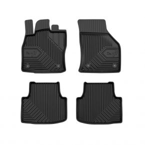 Alfombrillas de goma 3D No.77 para SEAT LEON IV (no se ajusta híbrido) 2020-up (4 piezas)