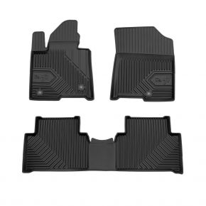 Alfombrillas de goma 3D No.77 para KIA SORENTO IV XL Hybrid 2020-up (3 piezas)