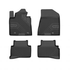Alfombrillas de goma 3D No.77 para HYUNDAI TUCSON III (con tensor de cinturón detrás del asiento del conductor) 2015-2020 (4 piezas)