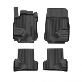 Alfombrillas de goma 3D No.77 para RENAULT MODUS 2004-2012 (4 piezas)