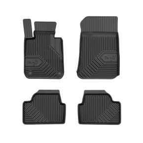 Alfombrillas de goma 3D No.77 para BMW 1 E87 hatchback 2004-2013 (4 piezas)