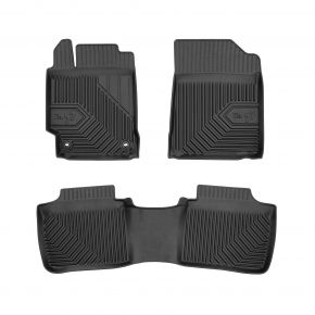 Alfombrillas de goma 3D No.77 para Toyota Camry VII sedan 2011-2017 (3 piezas)