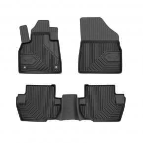 Alfombrillas de goma 3D No.77 para DS 5 hatchback 2011-2015 (3 piezas)