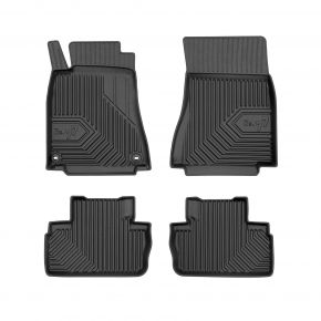 Alfombrillas de goma 3D No.77 para Lexus IS II sedan, RWD 2005-2013 (4 piezas)