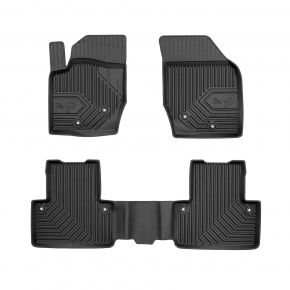 Alfombrillas de goma 3D No.77 para Volvo XC90 I 2002-2016 (3 piezas)