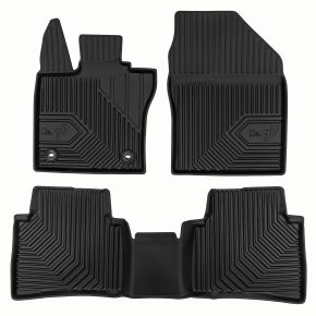 Alfombrillas de goma 3D No.77 para Toyota Prius V liftback desde 2023 (3 piezas)