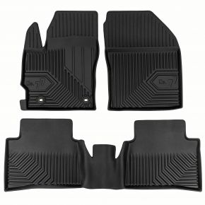 Alfombrillas de goma 3D No.77 para Toyota Corolla XII combi, hybrid desde 2018 (3 piezas)