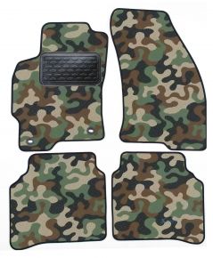 Alfombras textiles de camuflaje para Ford Mondeo 1996-2000 4 piezas