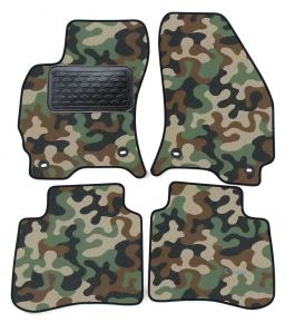 Alfombras textiles de camuflaje para Ford Mondeo 2001-2007 4 piezas
