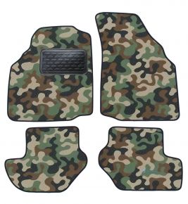 Alfombras textiles de camuflaje para Ford Puma 1997-2002 4 piezas