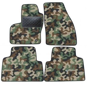 Alfombras textiles de camuflaje para Ford Kuga 2008-2012 4 piezas
