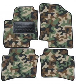 Alfombras textiles de camuflaje para Hyundai i20 2008-2012