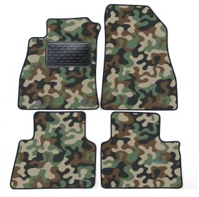 Alfombras textiles de camuflaje para Nissan Juke 2010-up 4 piezas