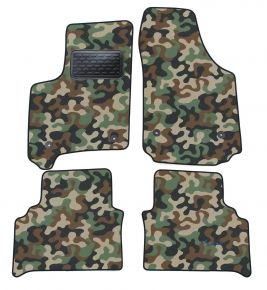 Alfombras textiles de camuflaje para Opel Meriva A 2003-2011 4 piezas