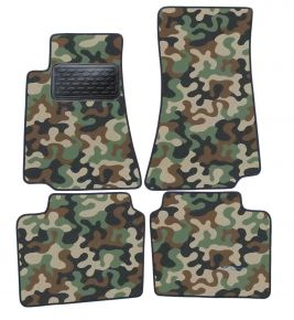 Alfombras textiles de camuflaje para Opel Omega B 1994-1999 4 piezas