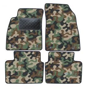 Alfombras textiles de camuflaje para Opel Insignia 2009 - 2016 4 piezas
