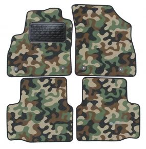 Alfombras textiles de camuflaje para Opel Astra K 2015-up 4 piezas