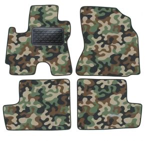 Alfombras textiles de camuflaje para Toyota RAV-4 2004-2012 4 piezas