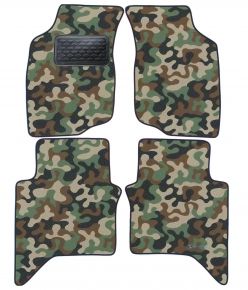 Alfombras textiles de camuflaje para Toyota Hilux 2006-2011 4 piezas