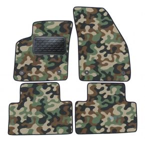 Alfombras textiles de camuflaje para Volvo C30 2007-up 4 piezas