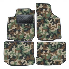 Alfombras textiles de camuflaje para Volkswagen Golf IV Bora/ Beetle/ Octavia1 97-03