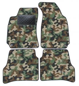 Alfombras textiles de camuflaje para Volkswagen Passat B V 2001-2006 4 piezas
