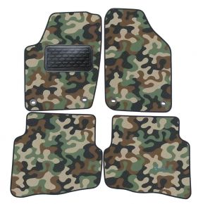 Alfombras textiles de camuflaje para Volkswagen Polo 9N 2002-2008