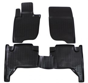 Alfombrillas de goma MITSUBISHI L200 IV 2005-2015  4 piezas 4 DOOR