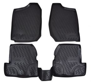 Alfombrillas de goma SUZUKI Jimny  2001-2016  Cross.  4 piezas