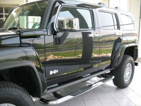 Marcos laterales de acero inoxidable para Hummer H3 2005-2010