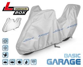 Funda para moto BASIC GARAGE 215-240 cm + maletero