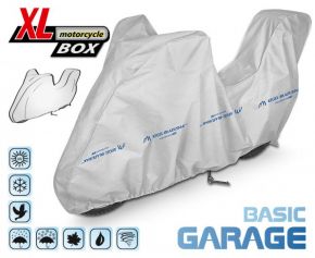 Funda para moto BASIC GARAGE 240-265 cm + maletero