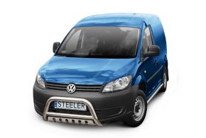 Bullbar delanteros Steeler para VOLKSWAGEN CADDY 2010-2020 Modelo S