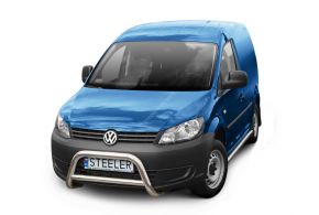 Bullbar delanteros Steeler para VOLKSWAGEN CADDY 2010-2020 Modelo A