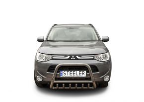 Bullbar delanteros Steeler para MITSUBISHI OUTLANDER 2012-2015 Modelo G