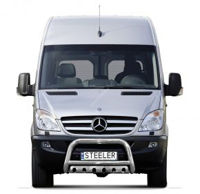 Bullbar delanteros Steeler para MERCEDES SPRINTER 2006-2018 Modelo S