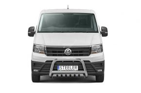 Bullbar delanteros Steeler para VOLKSWAGEN CRAFTER 2017- Modelo S