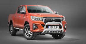 Bullbar delanteros Steeler para TOYOTA HILUX (FACELIFT) 2018-2021 Modelo G