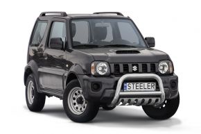 Bullbar delanteros Steeler para SUZUKI JIMNY 2012-2018 Modelo S